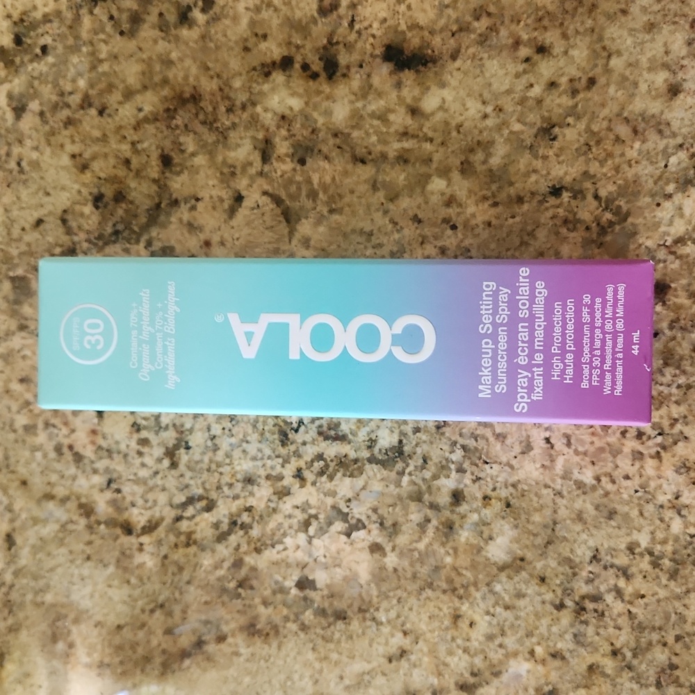 COOLA Makeup Setting Sunscreen Spray.  NEW in BOX!
